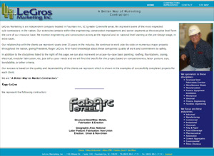 Legros Marketing - A better way to market contractors