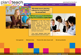 Plan2Teach web site