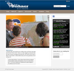 Jeff Dishner for Senate Website